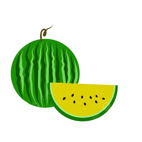 A Yellow Watermelon Fruit, Yellow Watermelon, Watermelon Fruit, Wwatermelon Illustration PNG ...