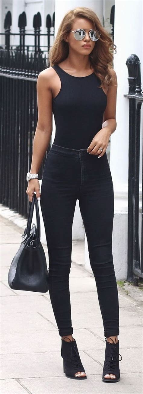 All black outfits black women on Stylevore