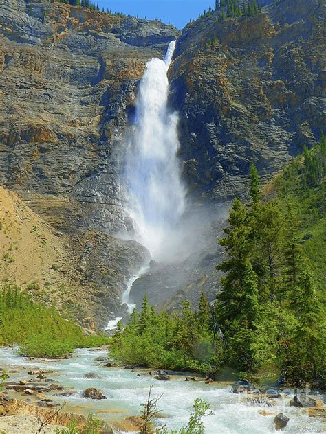 Takakkaw Falls Yoho National Park British Columbia Canada Art Photography Photograph by Art ...