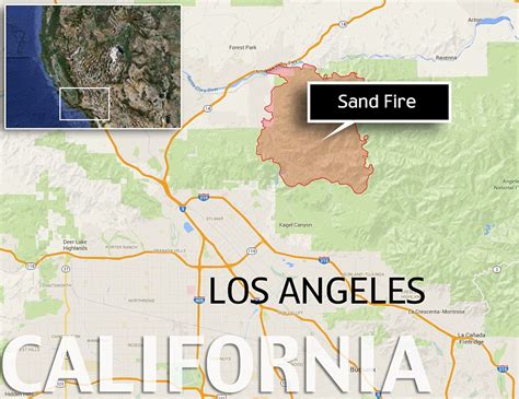 Los Angeles Fire Map Now - Map