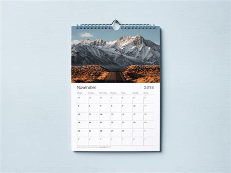 5 Inspired For Free Mockup Calendar - Apiehfreakz Mockup