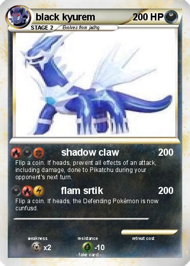 Pokémon black kyurem 851 851 - shadow claw - My Pokemon Card