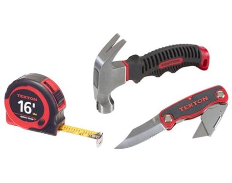 Tekton Home Project Tool Set, 3-Piece