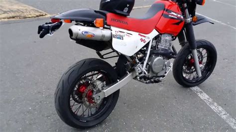 Honda XR650L modified Supermoto - YouTube