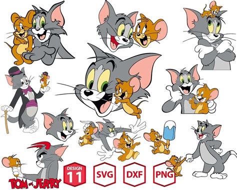 Tom and Jerry Svg Bundle, UPP369 | UPPLOP Graphics Resources