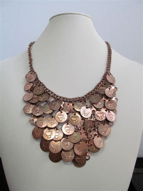 Vintage copper necklace | Copper jewelry, Copper necklace, Vintage copper
