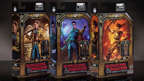 Hasbro's Dungeons & Dragons Golden Archive Action Figures