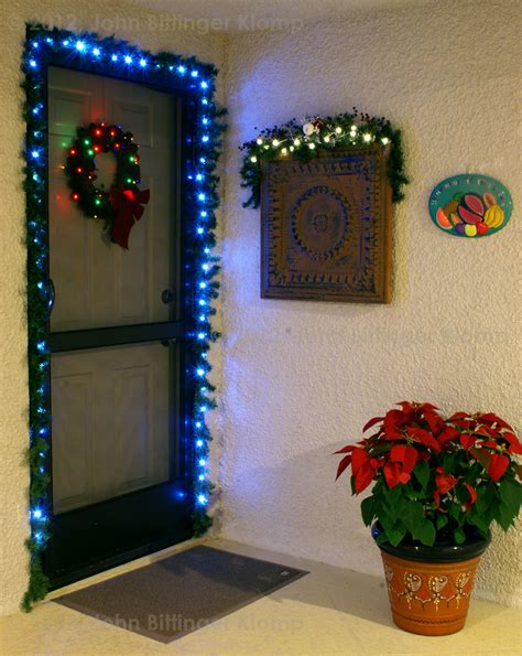 The Art of John Bittinger Klomp: Christmas Door Decorations