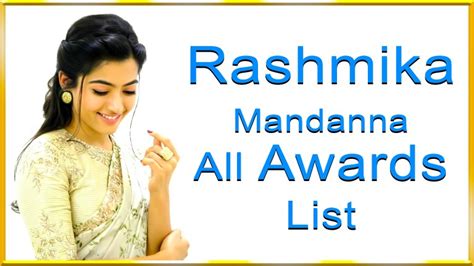 Rashmika Mandanna All Awards List 2020 Check Here 2020 - Arya Ek Fan