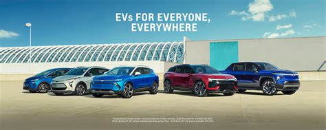 Chevy Electric Vehicle Lineup: EVs & EUVs