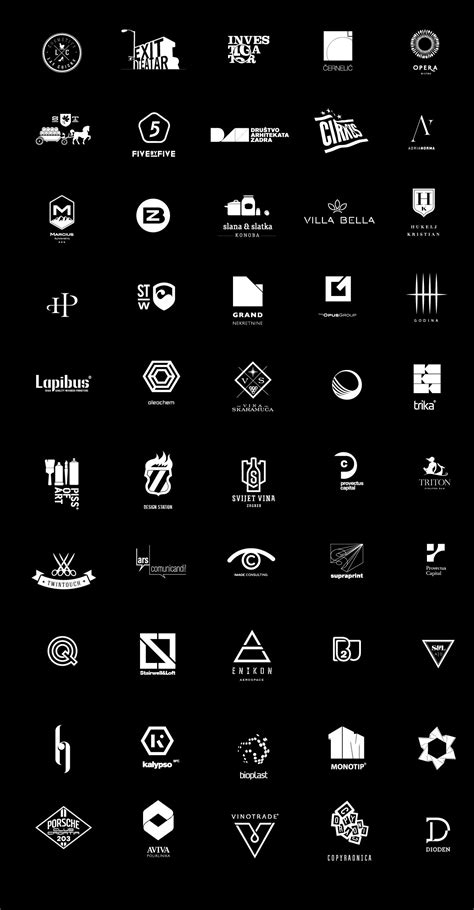 Various Black&White logos by studio sudar | Text logo design, Logo ...