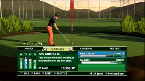 Tiger Woods PGA TOUR 12: The Masters- Swing Tuner- Accuracy - YouTube