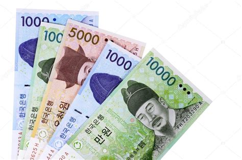 Korean Won currency bills — Stock Photo © david_franklin #68424589