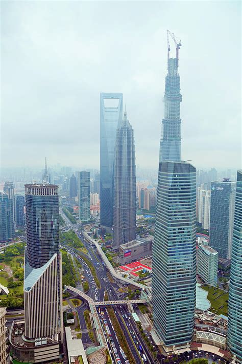 Shanghai Lujiazui Financial District by Pan Hong