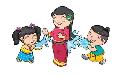 Thingyan water festival character – Artofit