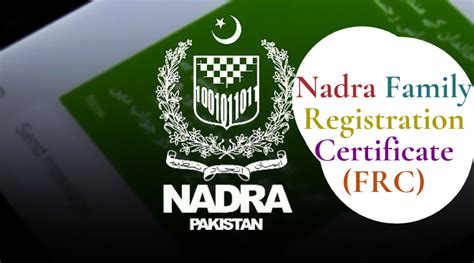 Nadra Card Centre — Nadra Family Registration Certificate (FRC)