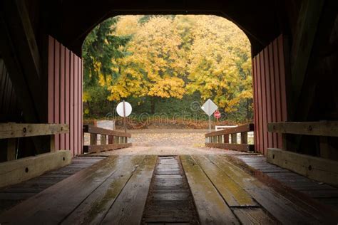 Covered Bridge Goodpasture Oregon MeKenzie River Stock Photo - Image of ...