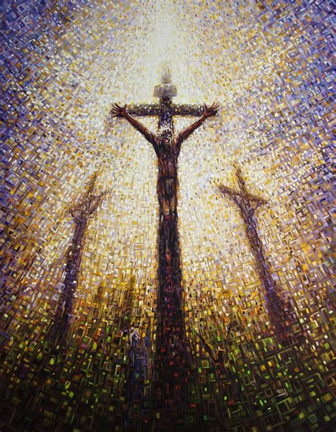 Crucifixion Painting | Arte biblico, Cruces pintadas, Imágenes religiosas