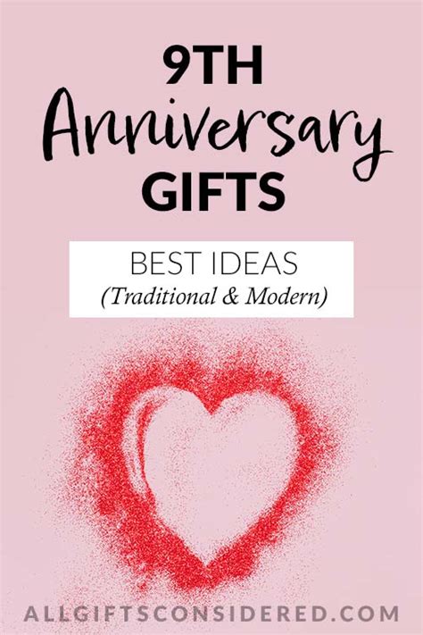 9th Anniversary Gifts: Best Ideas (Traditional & Modern) » All Gifts ...