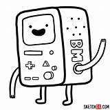Bmo Adventure Time Coloring Pages sketch template