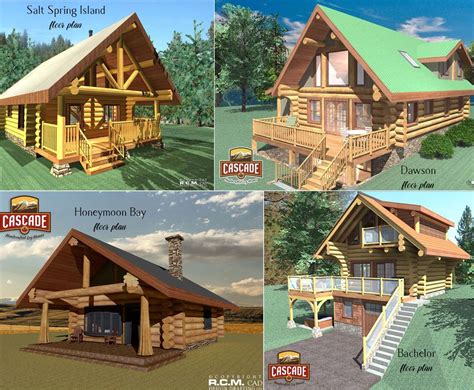 We have a variety of cozy, handcrafted log cabin designs to choose from ...