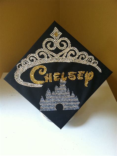 Pin by Linda Comstock on Rhinestone stuff | Disney graduation cap, Graduation cap, Disney graduation