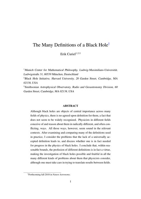 PDF Télécharger the event horizon of a black hole is defined as the Gratuit PDF | PDFprof.com
