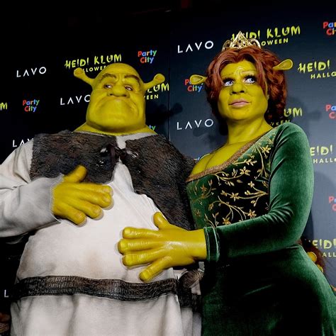 Heidi Klum Wins Halloween With Shrek And Fiona Couples Costume | vlr.eng.br