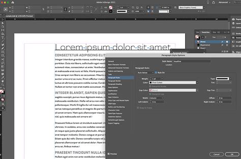 Save Time in Adobe InDesign with Paragraph Styles