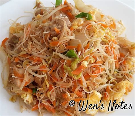 Homestyle Stir-fry Rice Vermicelli | Wen's Notes