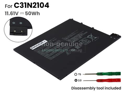 Battery for Asus VivoBook 13 SLATE OLED T3300KA-LQ031WS,replacement Asus VivoBook 13 SLATE OLED ...