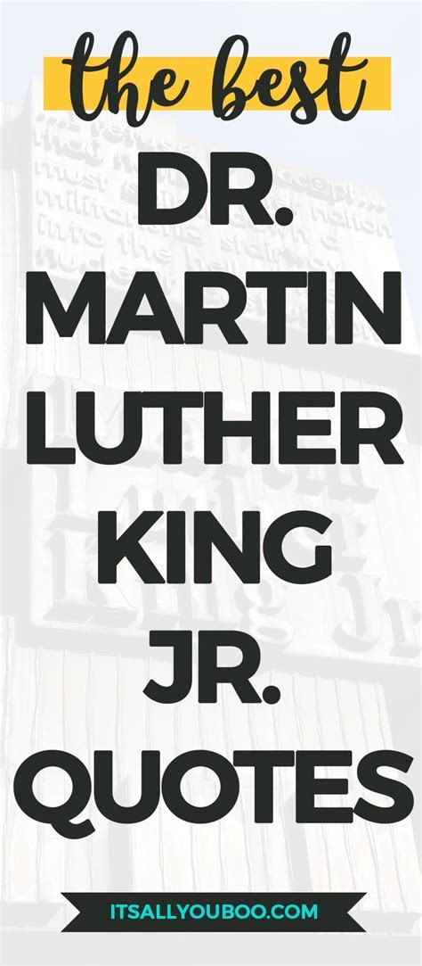 50 Powerful Dr. Martin Luther King Jr. Quotes | Martin luther king jr ...