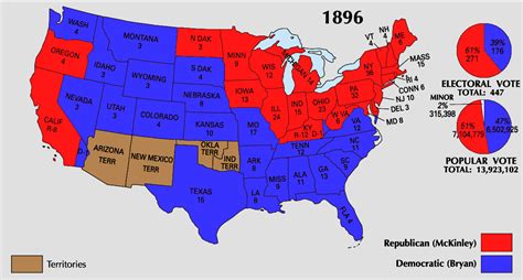 Presidential Election of 1896 Facts and Outcome - The History Junkie