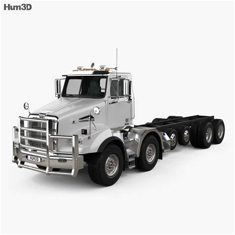 Western Star 4800 SB TS Day Cab Chassis Truck 2016 3D model - Download ...