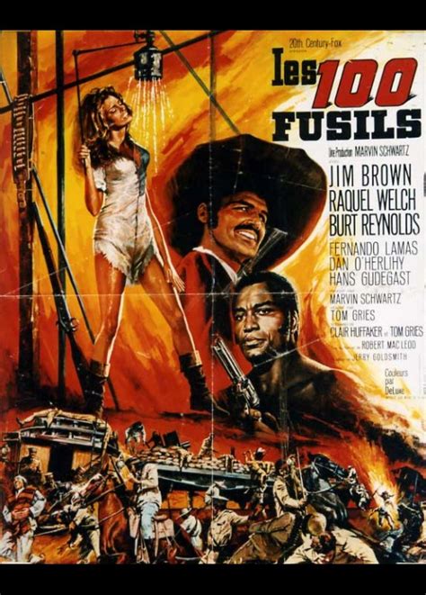 poster 100 RIFLES / HUNDRED RIFLES Tom Gries - CINESUD movie posters