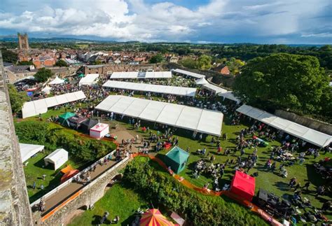 Ludlow Food Festival 2024 Shropshire, UK - Travel Begins at 40