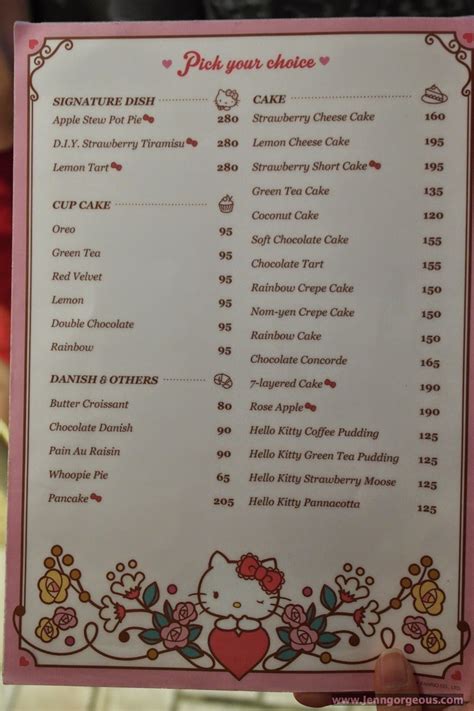 16+ Hello Kitty Cafe Menu Prices, Konsep Spesial!