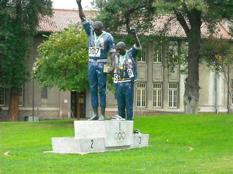 Tommie Smith and John Carlos Statue at San Jose State University