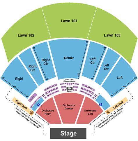 Hollywood Amphitheatre Seating Chart & Maps - St Louis