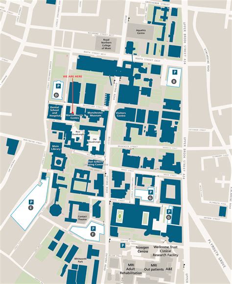 Manchester University Campus Map - Map Of Us Western States