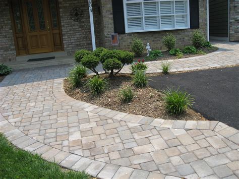 Ideas for Paver Walkways | Paver House Blog | Walkway landscaping, Front yard landscaping ...