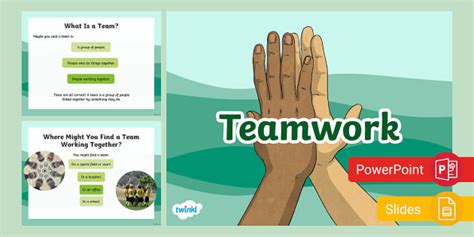 Teamwork PowerPoint & Google Slides (teacher made) - Twinkl