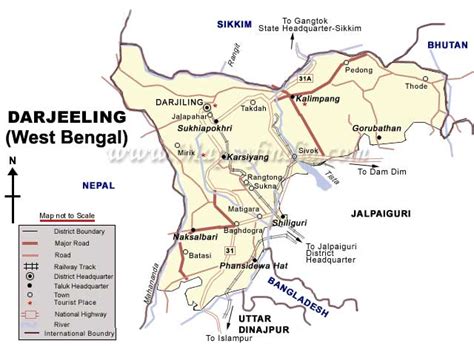 map of Darjeeling map,Darjeeling Tourism Maps, darjeeling city map, Darjeeling Tourist Maps ...