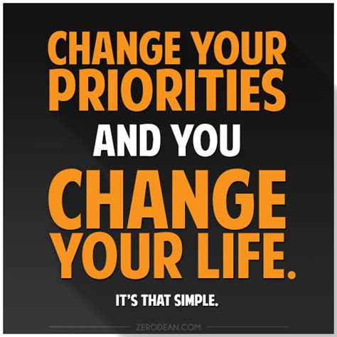 Inspirational Quotes About Priorities. QuotesGram