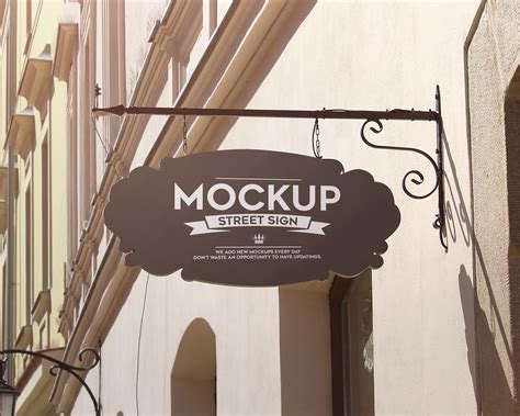 Street Sign Free Mockups | Mockup World HQ