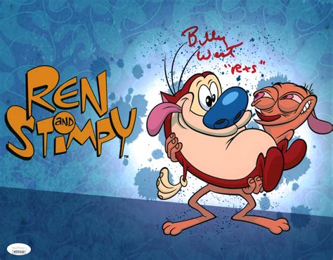 Billy West Ren & Stimpy 11x14 Signed Photo Poster JSA Certified Autogr