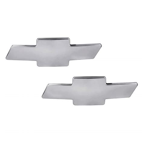 AMI® 96114C - Chevy Bowtie Style Chrome Grille and Tailgate Emblems