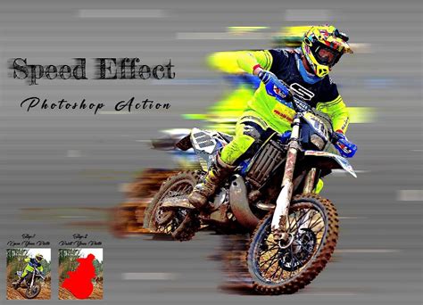 Speed Effect Photoshop Action | Actions ~ Creative Market