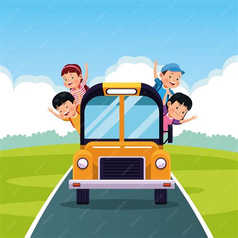 Free Vector | Back to school kids cartoon