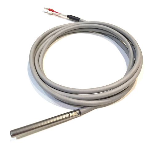 PT1000, 4 wires, class A, 6 x 50 mm SS316 , and 3 meters silicone cable. - IP67 - PIMZOS.COM